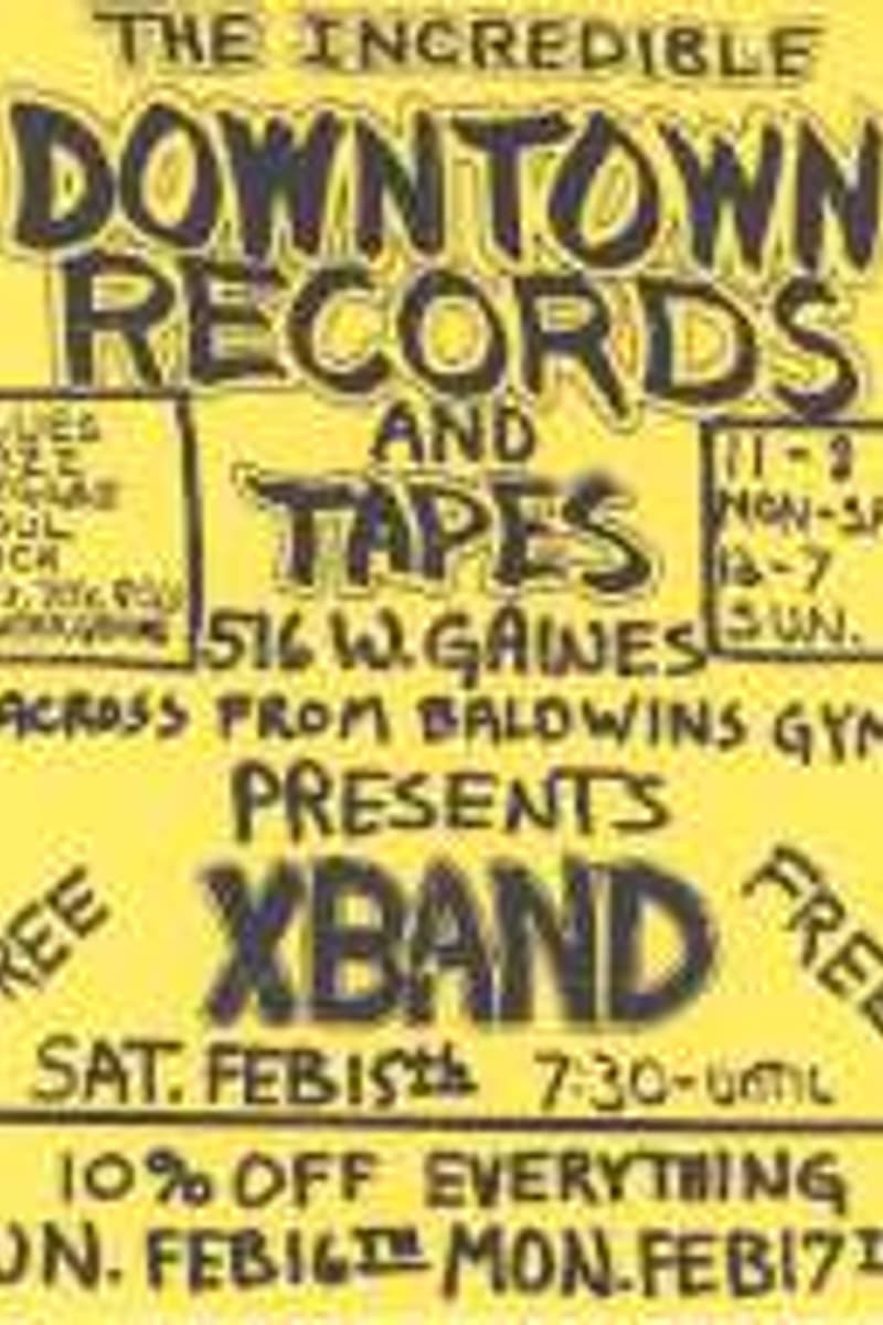 XBAND - at Downtown Records and Tapes - Tallahassee, FL - Feb 15, 1986
