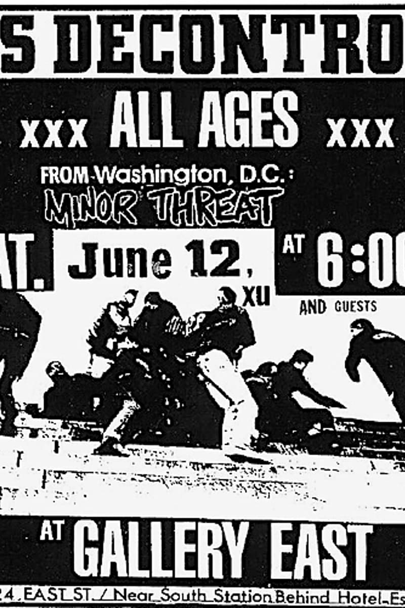 SS Decontrol, XU, Minor Threat - at Gallery East - Boston, MA