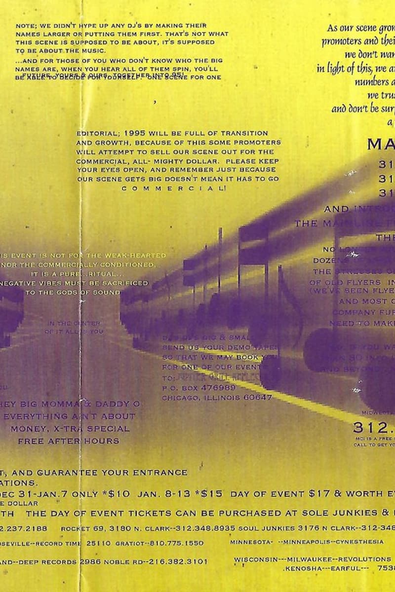 Lego, Diz, Alderbhan, Bishop, Jevon Jackson - at Sole Junkies & Rocket 69 - Chicago, IL - Jan 13, 1995