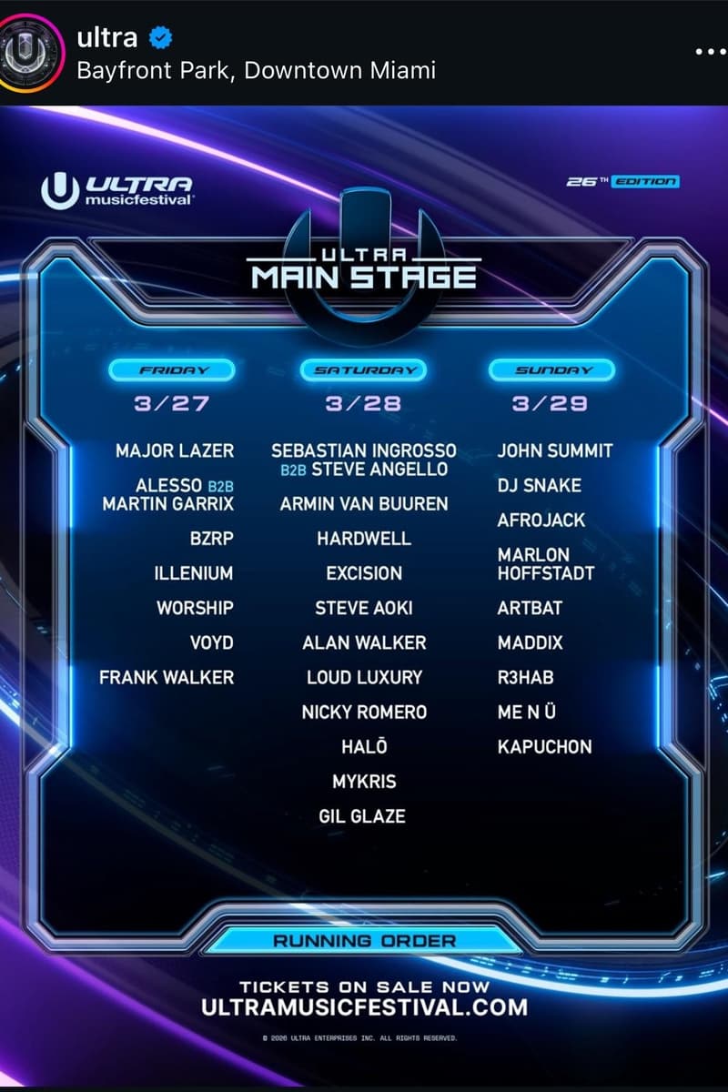 Steve Aoki, Major Lazer, Afrojack, Martin Garrix, Worship - Miami, FL - Mar 27, 2026