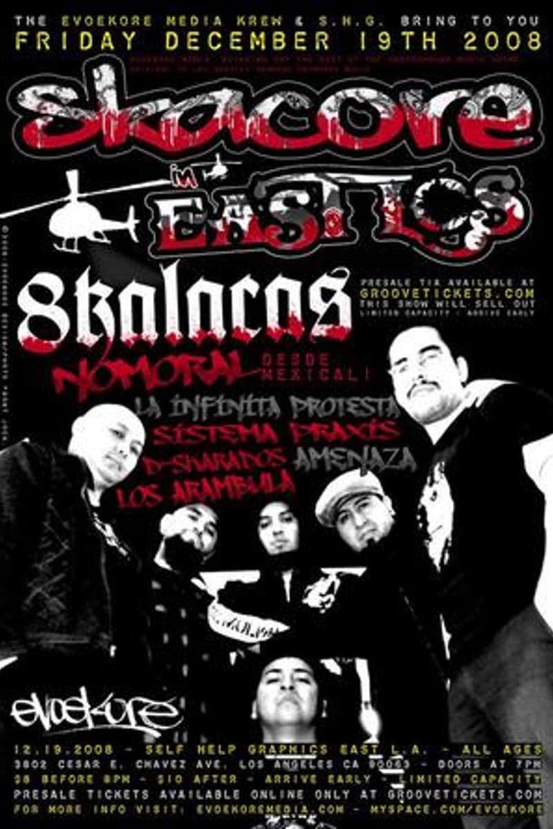 Los Sivarados, Amenaza, Sistema Praxis, La Infinita Protesta, Los Arambula - at Self Help Graphics East L.A. - Los Angeles, CA - Dec 19, 2008