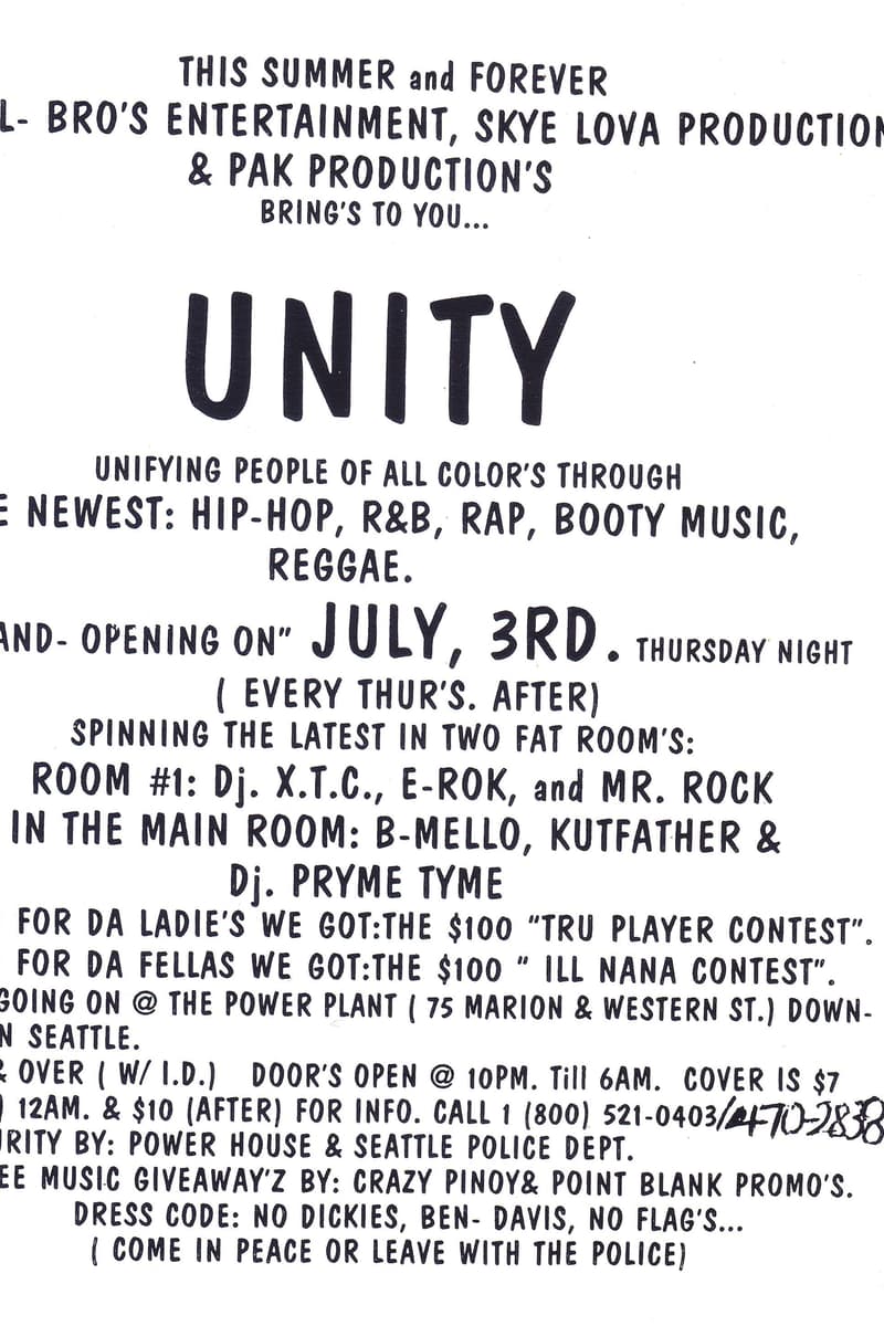 DJ Pryme Tyme, E-Rok, Kutfather, B-Mello, DJ XTC - at The Power Plant - Seattle, WA - Jul 3, 1997