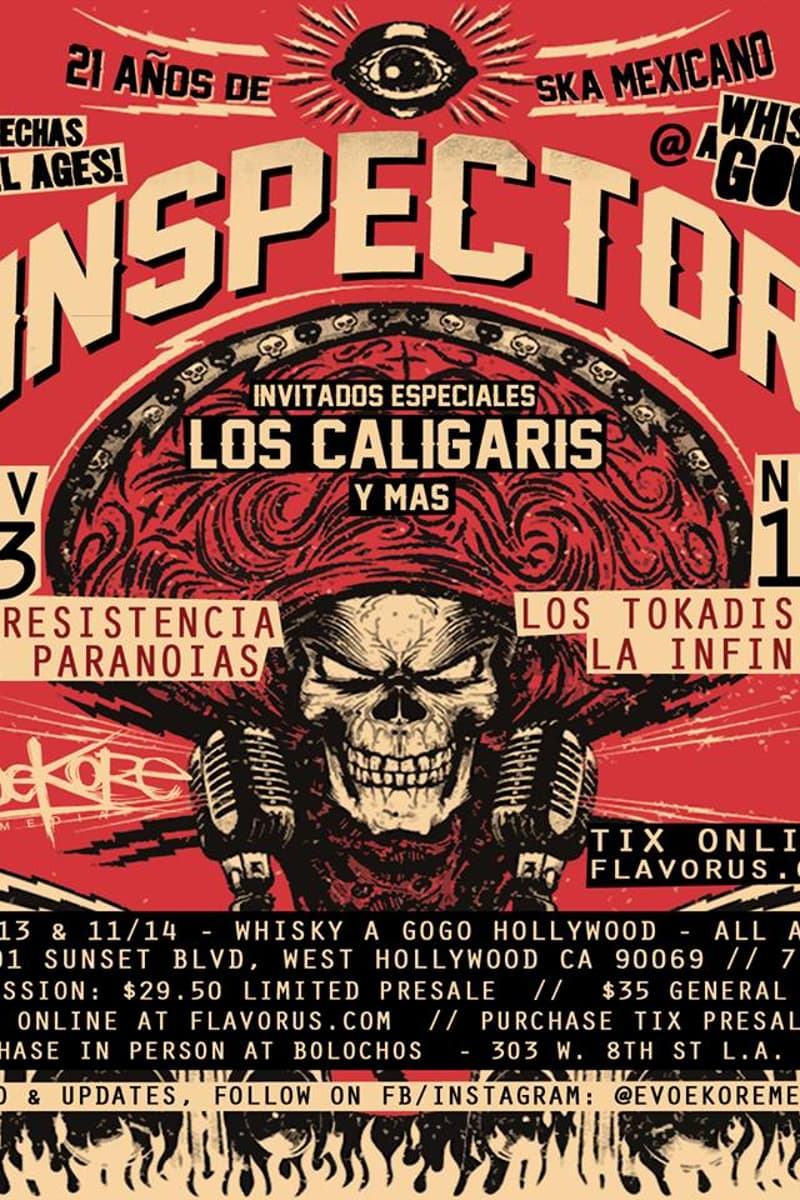 The Paranoias, La Infinita, La Resistencia, Los Caligaris, Inspector - at Whisky A Go Go - West Hollywood / Hollywood, CA