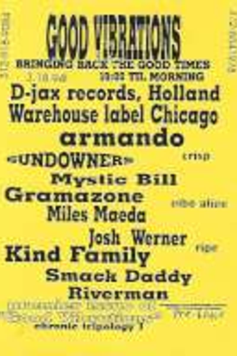 Warehouse label Chicago, Miles Maeda, Kind Family, Josh Werner, Smack Daddy - at Good Vibrations