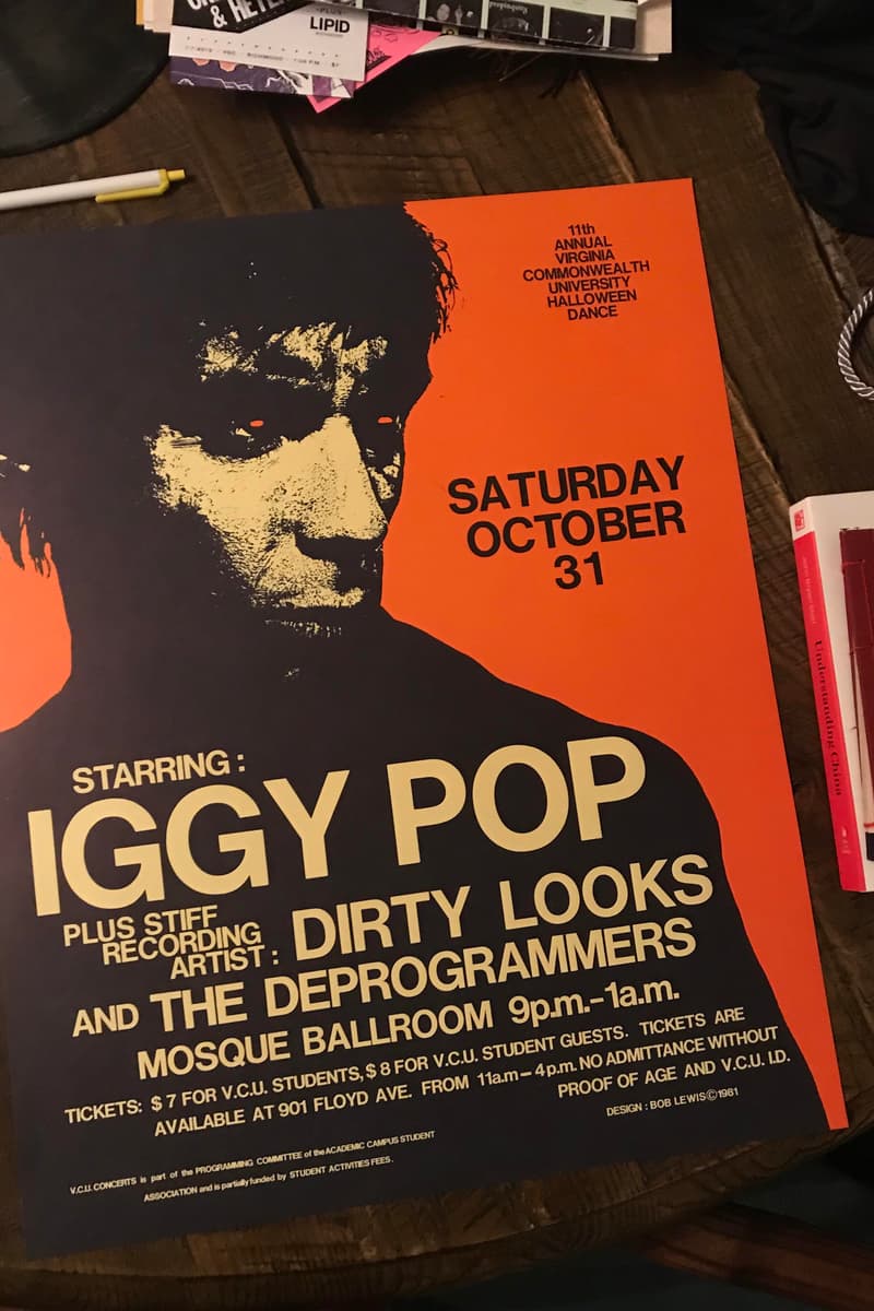 The Deprogrammers, Iggy Pop, Dirty Looks - at Mosque Ballroom - Richmond, VA - Oct 31, 1981