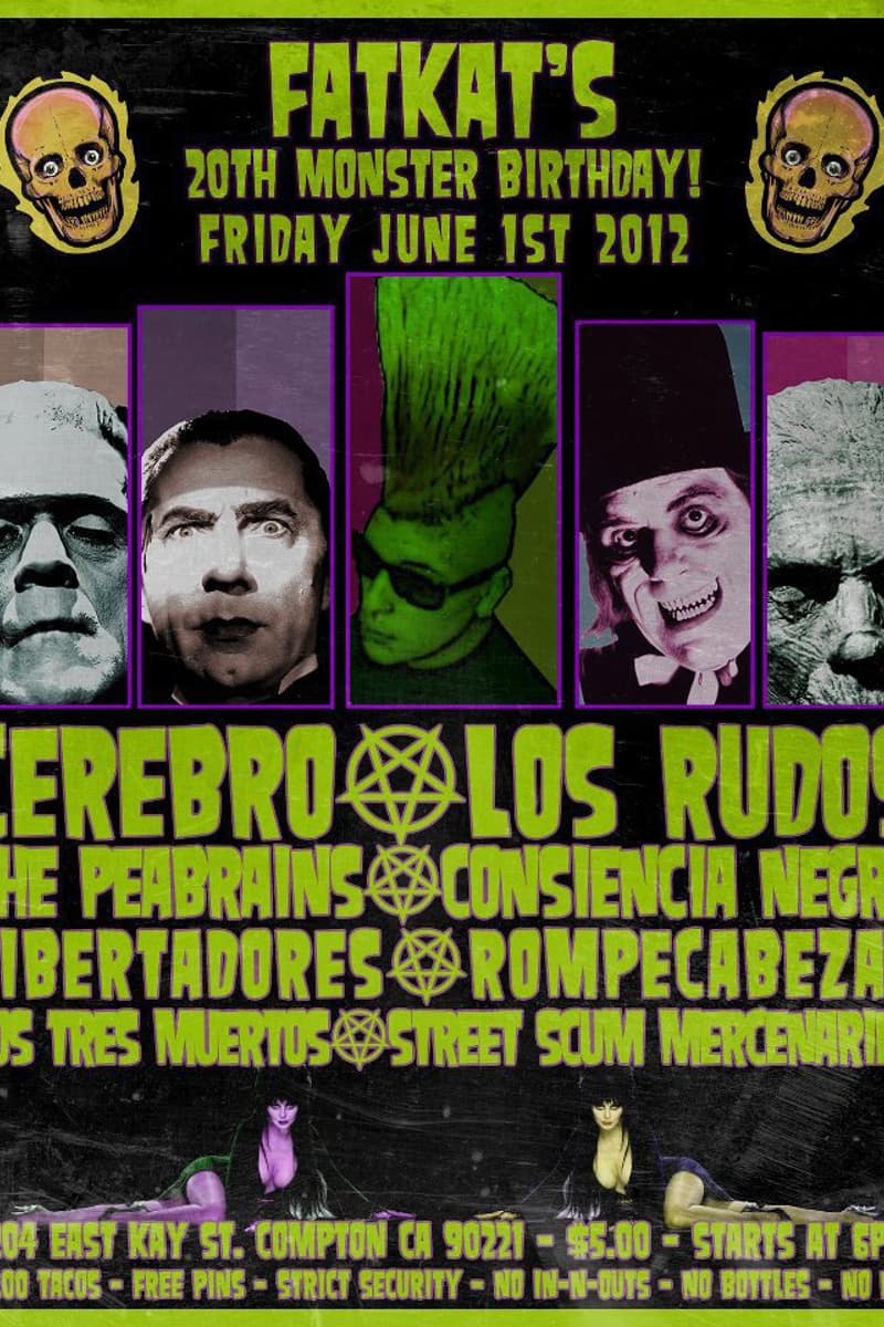 Rompecabezas, Libertadores, Street Scum Mercenaries, Los Rudos, Cerebro - at FatKat's - Compton, CA - Jun 1, 2012