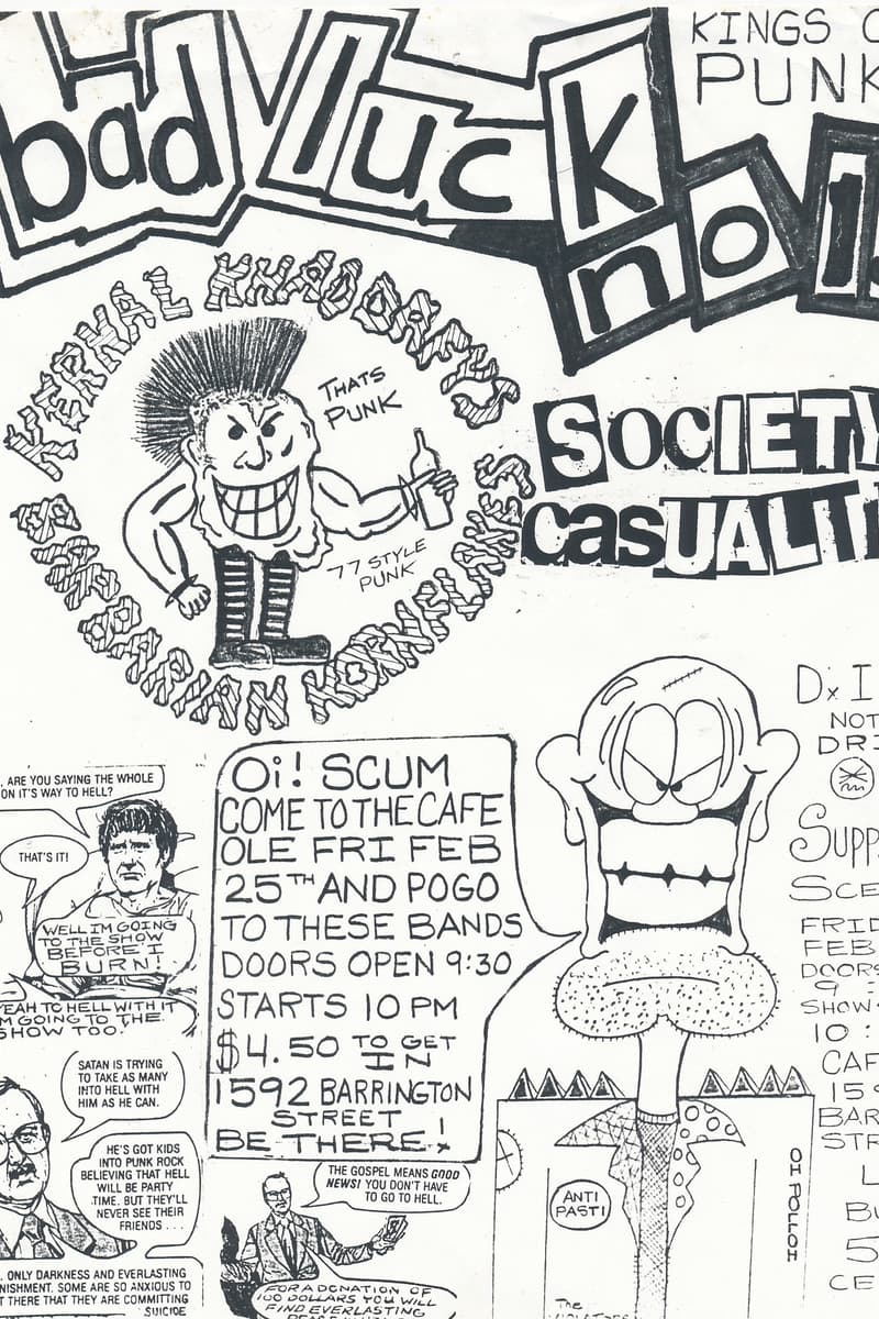 Anti Pasti, Bad Luck No. 13, D.I.Y. (not DRI), Herbal Xhausters, Society's Casualties - at Cafe Ole - Halifax, NS - Feb 25, 1983