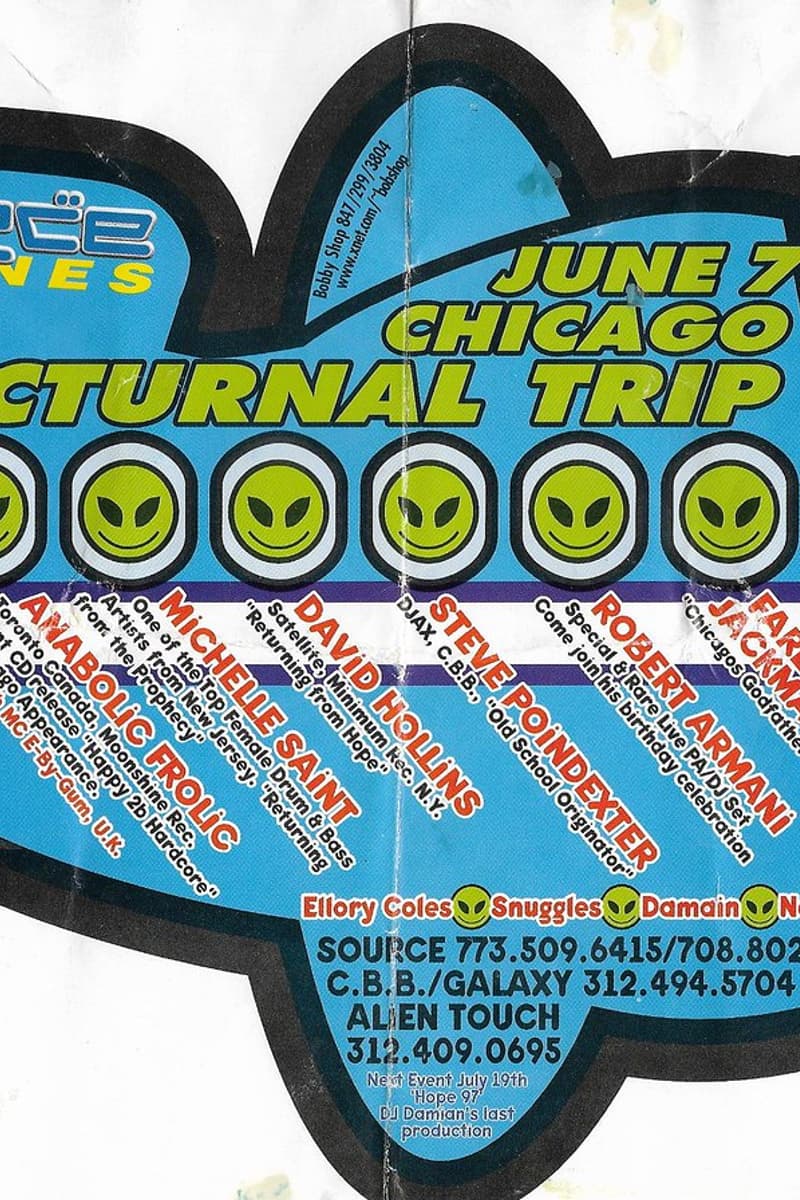 david hollins, Snuggles, Steve Poindexter, Acid Junkies, Notorious Nino - at Source Airlines - Chicago, IL - Jun 7, 1997
