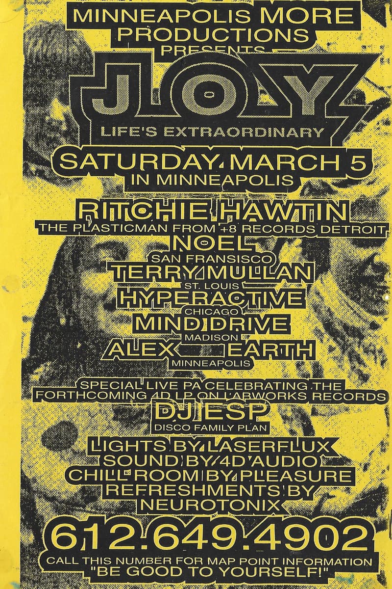 Terry Mullan, NOEL, Alex Earth, Ritchie Hawtin, DJ ESP - Minneapolis, MN