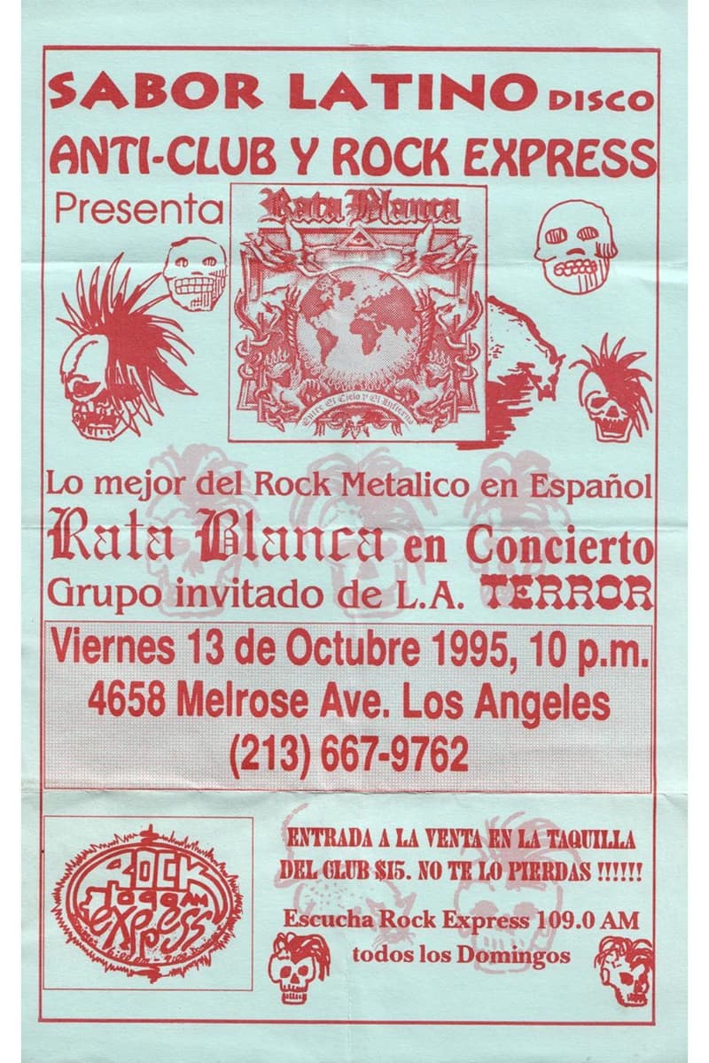 Rata Blanca, Terror - at Anti-Club - Los Angeles, CA - Oct 13, 1995