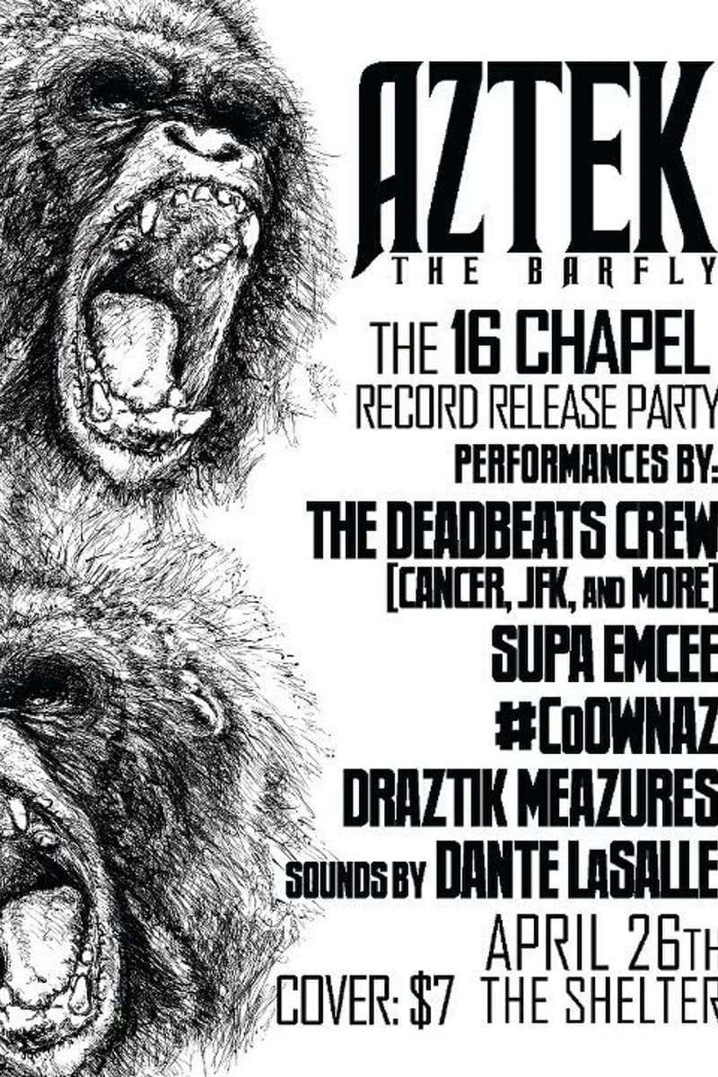 Supa Emcee, JFK, The Deadbeats Crew, Aztek the Barfly, #CoOwnaz - at The Shelter - Detroit, MI - Apr 26, 2013