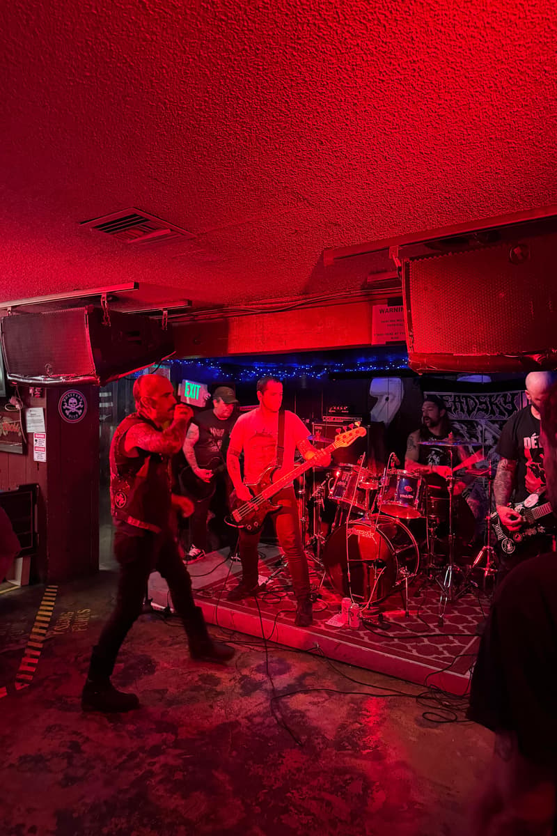 DEADSKY - at Dive Bar / Underground Venue (skull and crossbones logo visible)