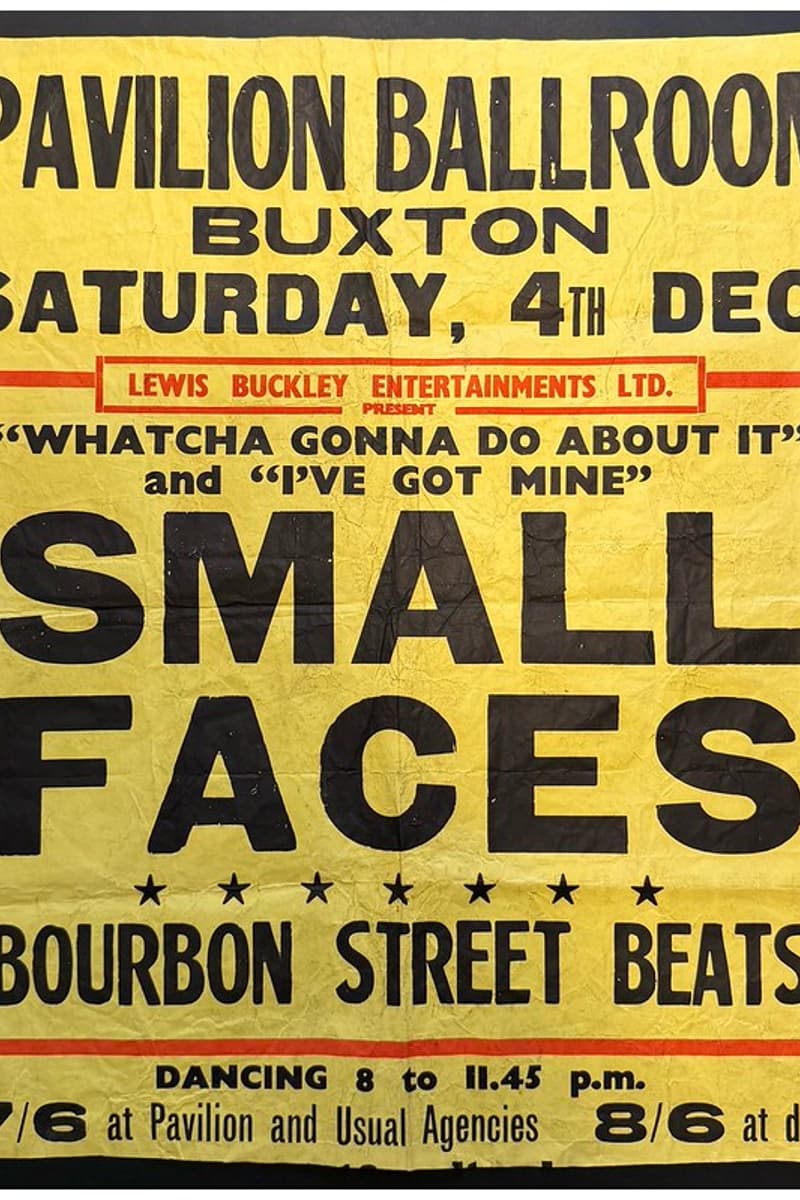Small Faces, Bourbon Street Beats - at Pavilion Ballroom - Buxton - Dec 4, 1965