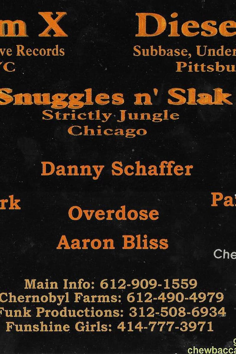 Adam X, Dieselboy, Danny Schaffer, Werk, Overdose - Multiple cities mentioned: NYC, Pittsburgh, Chicago