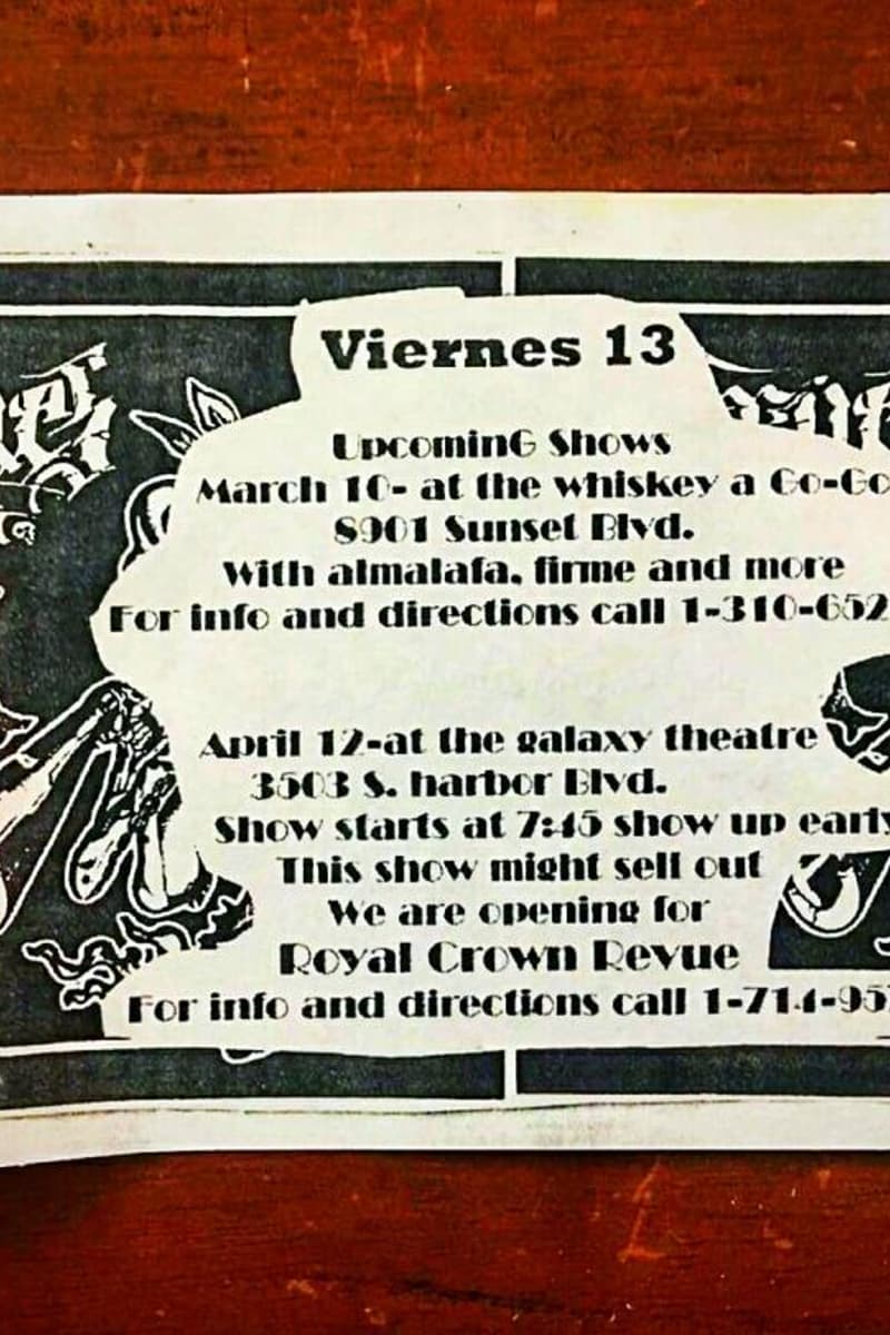firme, Viernes 13, Almalafa, Royal Crown Revue - at Whiskey a Go-Go - West Hollywood, CA