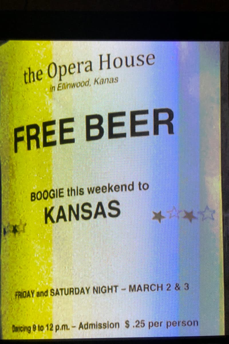 Kansas - at The Opera House - Ellinwood, KS