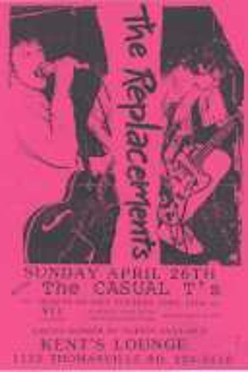 Pent 'T' s, The Replacements - at Kent's Lounge - Tallahassee, FL - Apr 26, 1987