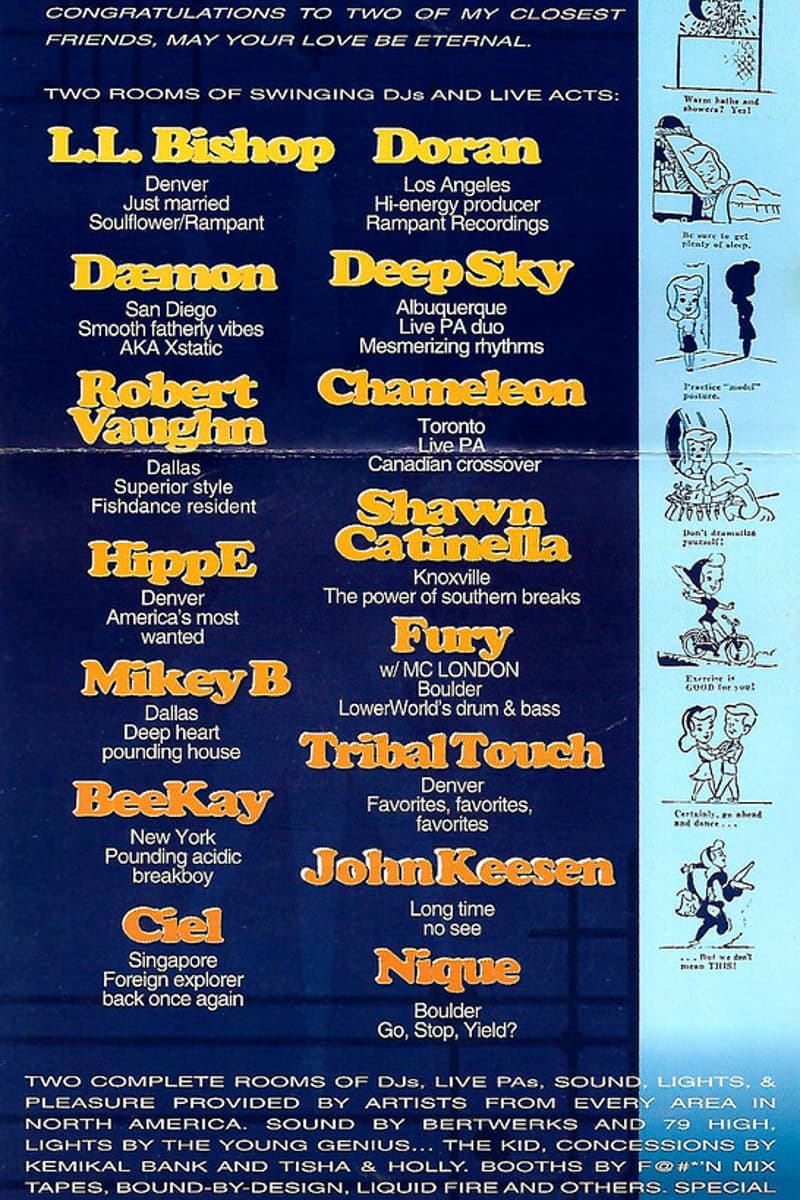 MC London, Tribal Touch, Robert Vaughn, L.L. Bishop, John Keesen - Denver, CO - Oct 5, 1996