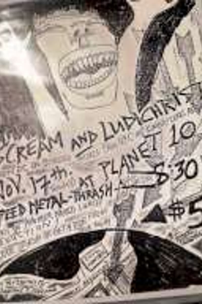 Ludichrist, Scream - at Planet 10 - Nov 17, 1987
