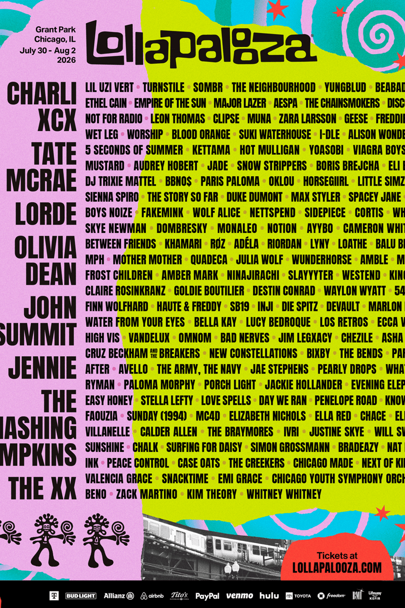 Mustard, Emi Grace, Bixby, Paloma Morphy, The Chainsmokers - Chicago, IL - Jul 30, 2026
