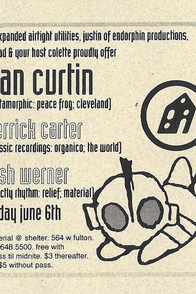 Josh Werner, Dan Curtin, Derrick Carter - at Material @ Shelter - Chicago, IL