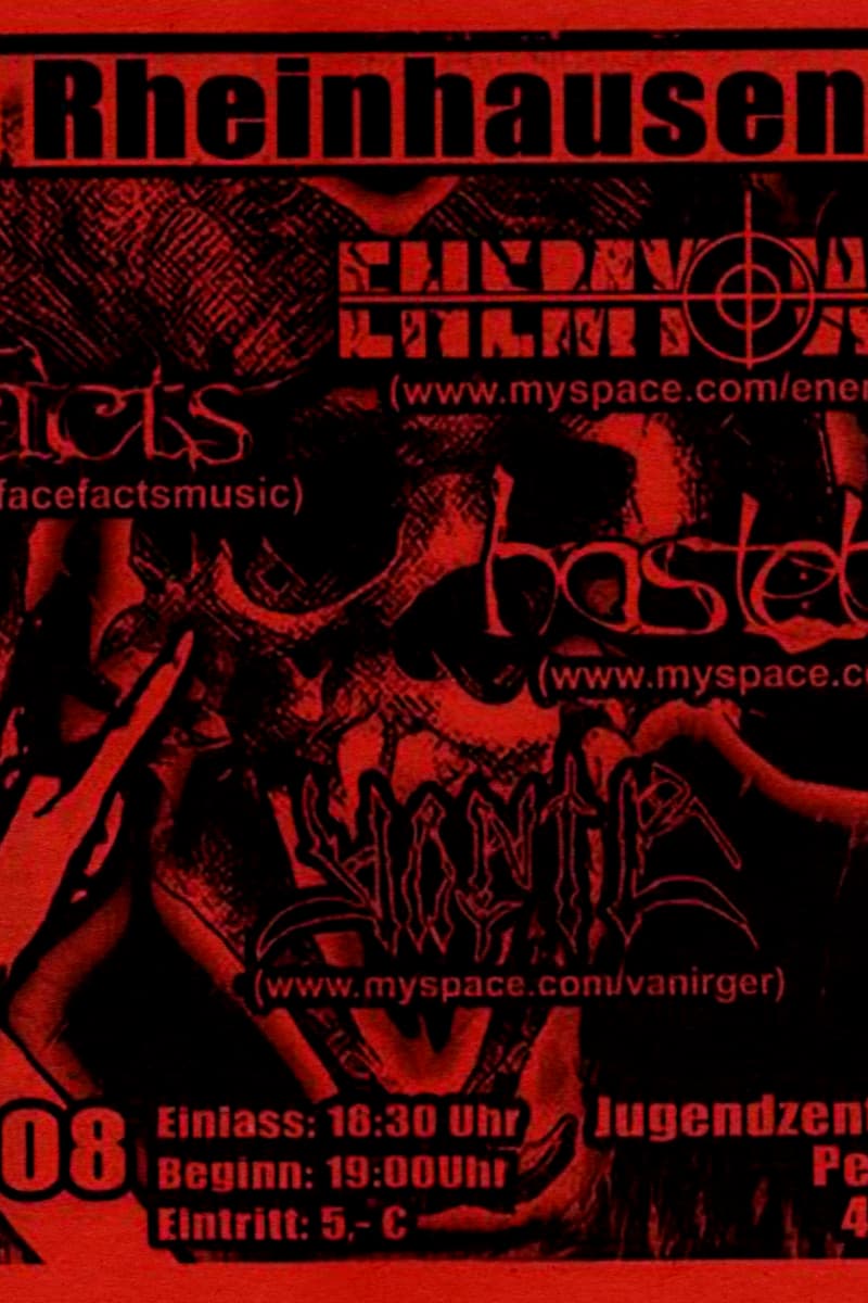hasteblood, Enemy Within Thrash, FaceFacts, Vanirger - at Jugendzentrum TEMPEL - Duisburg - Oct 24, 2008