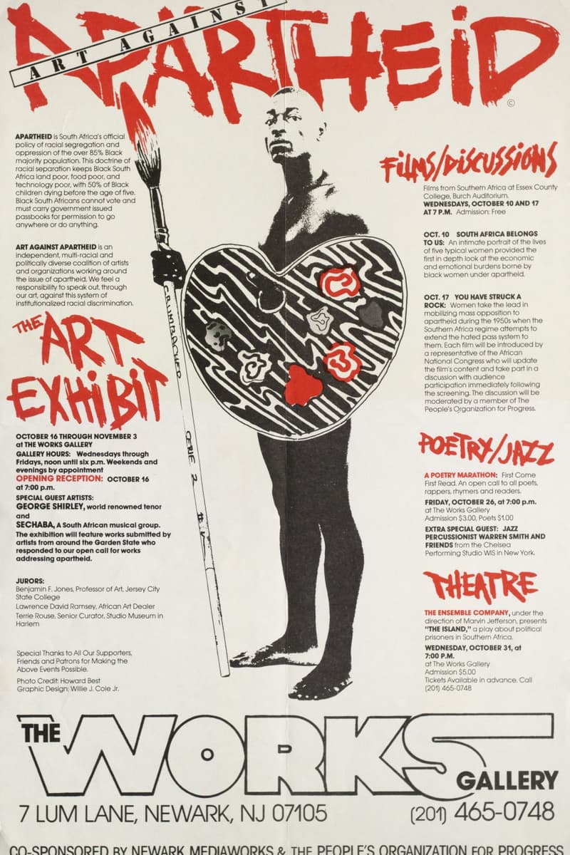 Sechaba, Warren Smith, George Shirley, The Ensemble Company - at The Works Gallery - Newark, NJ - Oct 16, 1984