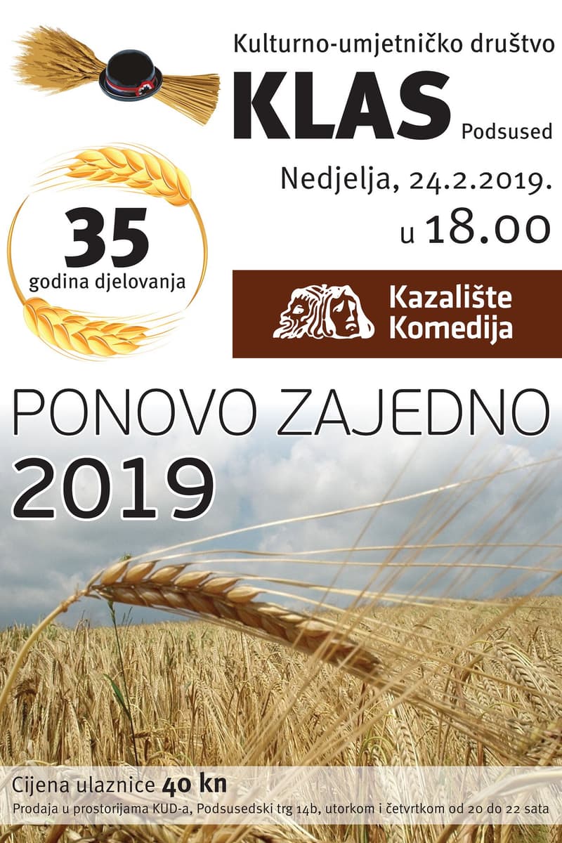 at Kazalište Komedija - Podsused (Zagreb) - Feb 24, 2019