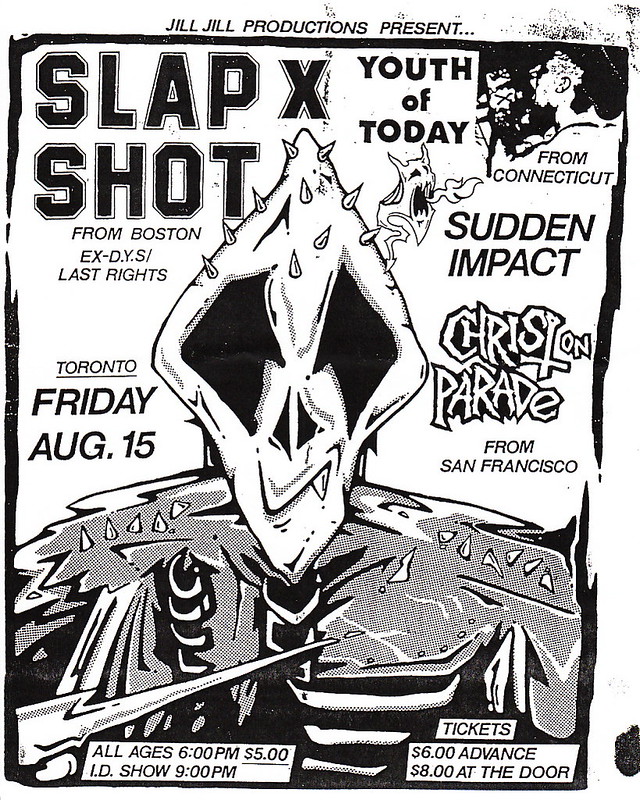 Sudden Impact, Slap Shot, Christ on Parade, Youth of Today - Toronto