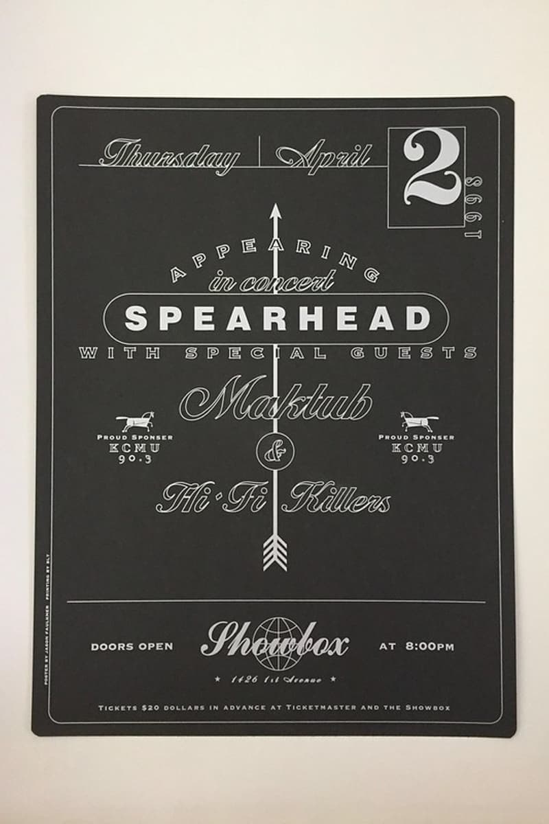 Maktub, Hi-Fi Killers, Spearhead - at Showbox - Seattle, WA - Apr 2, 1998