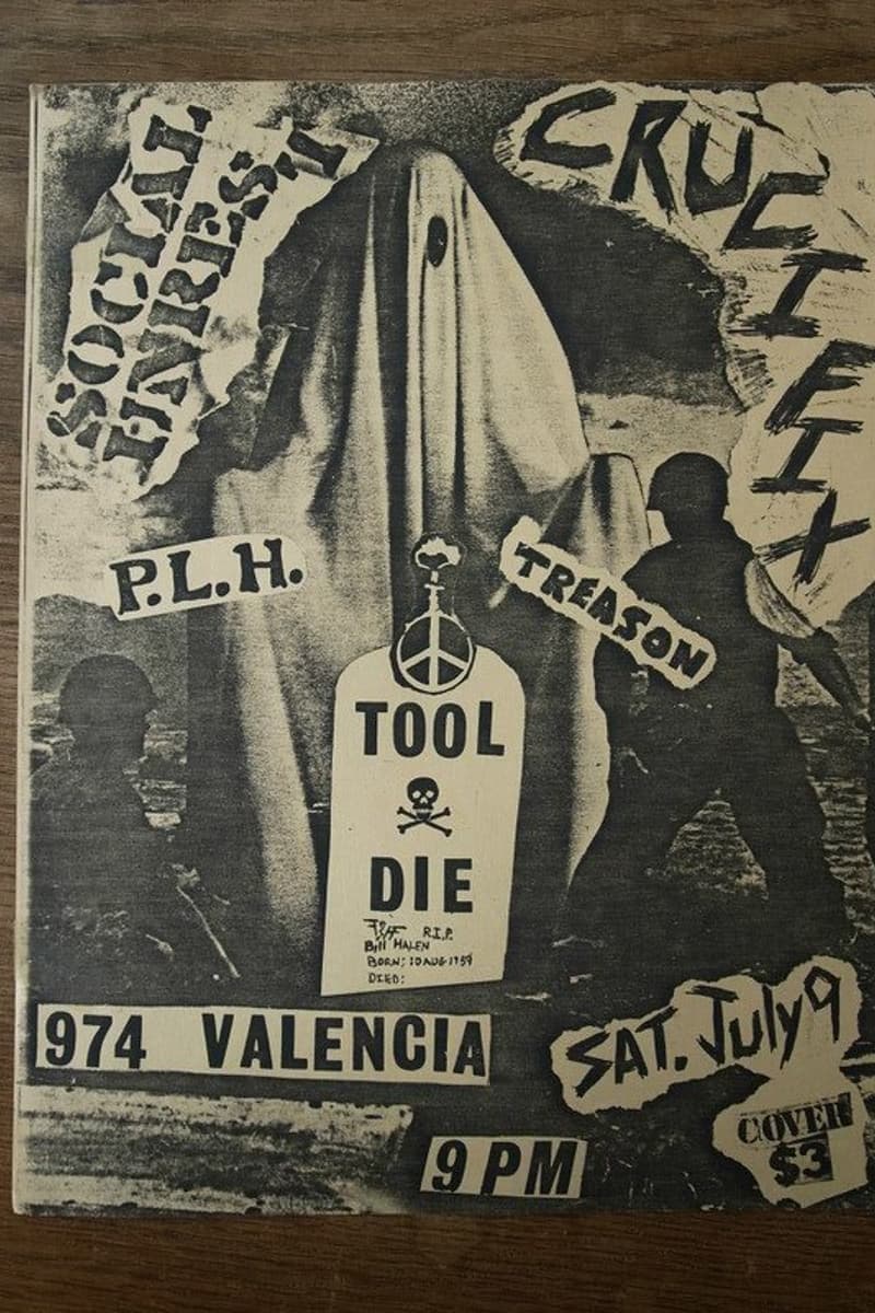 Social Unrest, P.L.H., Treason, Tool & Die, Crucifix - San Francisco, CA