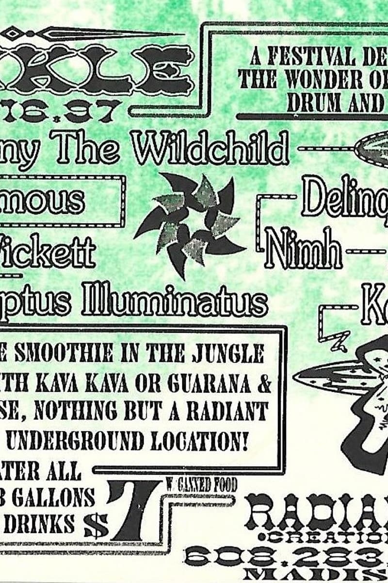 Wickett, nimh, Danny The Wildchild, Kenya, Anonymous - at Radiant Creations - Madison, WI - May 16, 1997