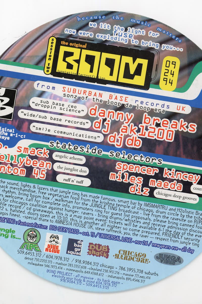 dj db, Phantom 45, Danny Breaks, DJ AK1200, Miles Maeda - at 1822 S. Halsted - Chicago, IL - Sep 24, 1994