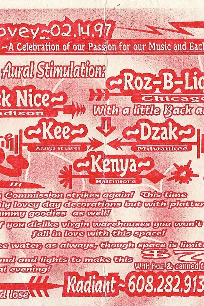 Roz-B-Liquid, Dzak, Nick Nice, Kenya, Kee - Madison, WI - Feb 14, 1997