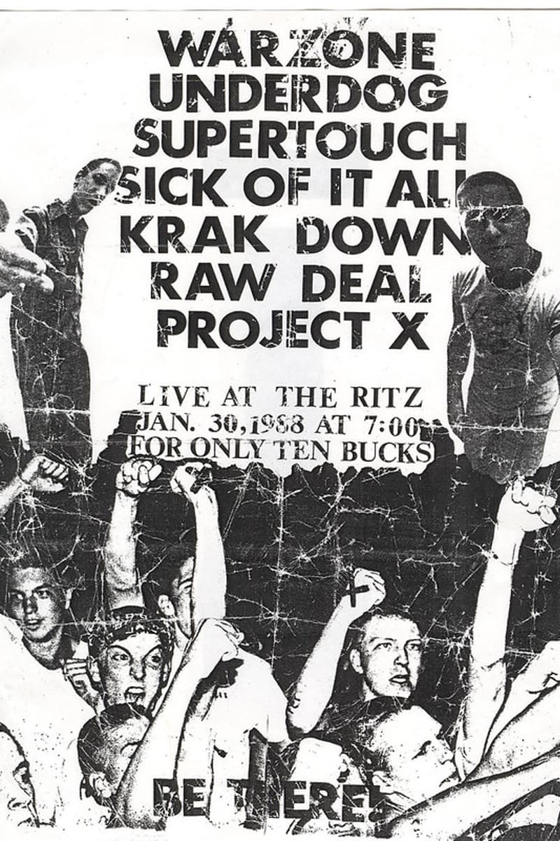 Underdog, Supertouch, Warzone, RAW DEAL, project X - at The Ritz - Jan 30, 1988