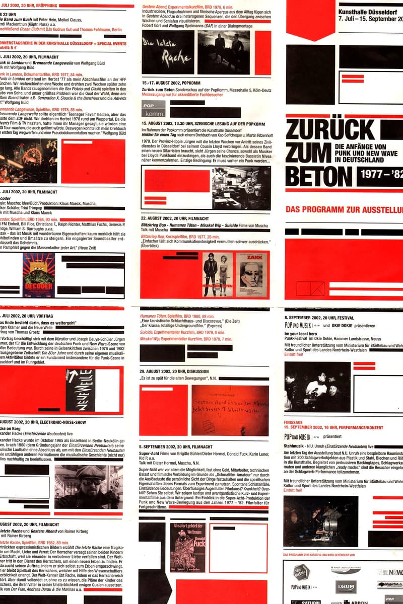 Thomas Groetz, DJs Gudrun Gut, Thomas Fehlmann, Volker Schäfer, Bill Rice - at Kunsthalle Düsseldorf - Düsseldorf, Nordrhein-Westfalen - Jul 7, 2002