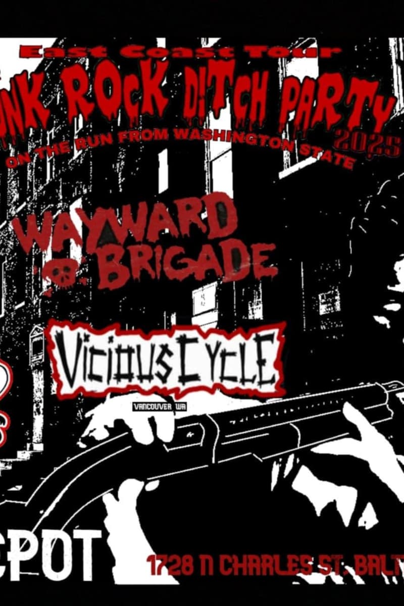 Red Die 9, Vicious Cycle, The Meat Beaters, Wayward Brigade - at The Depot - Baltimore, MD - Oct 8, 2025