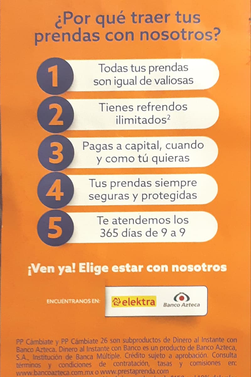 at Elektra / Banco Azteca