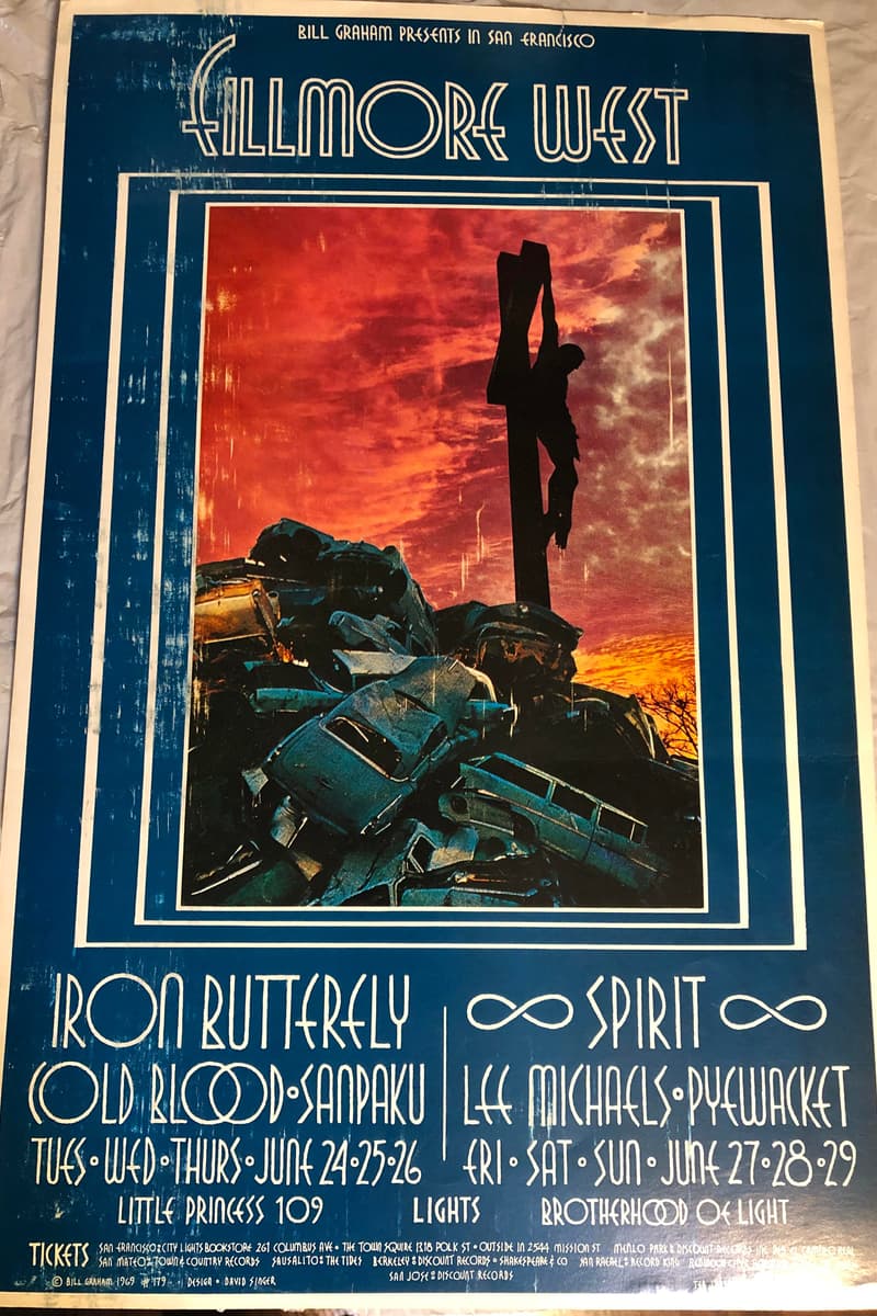 Sanpaku, Iron Butterfly, Lee Michaels, Cold Blood, Spirit - at Fillmore West - San Francisco, CA - Jun 24, 1969