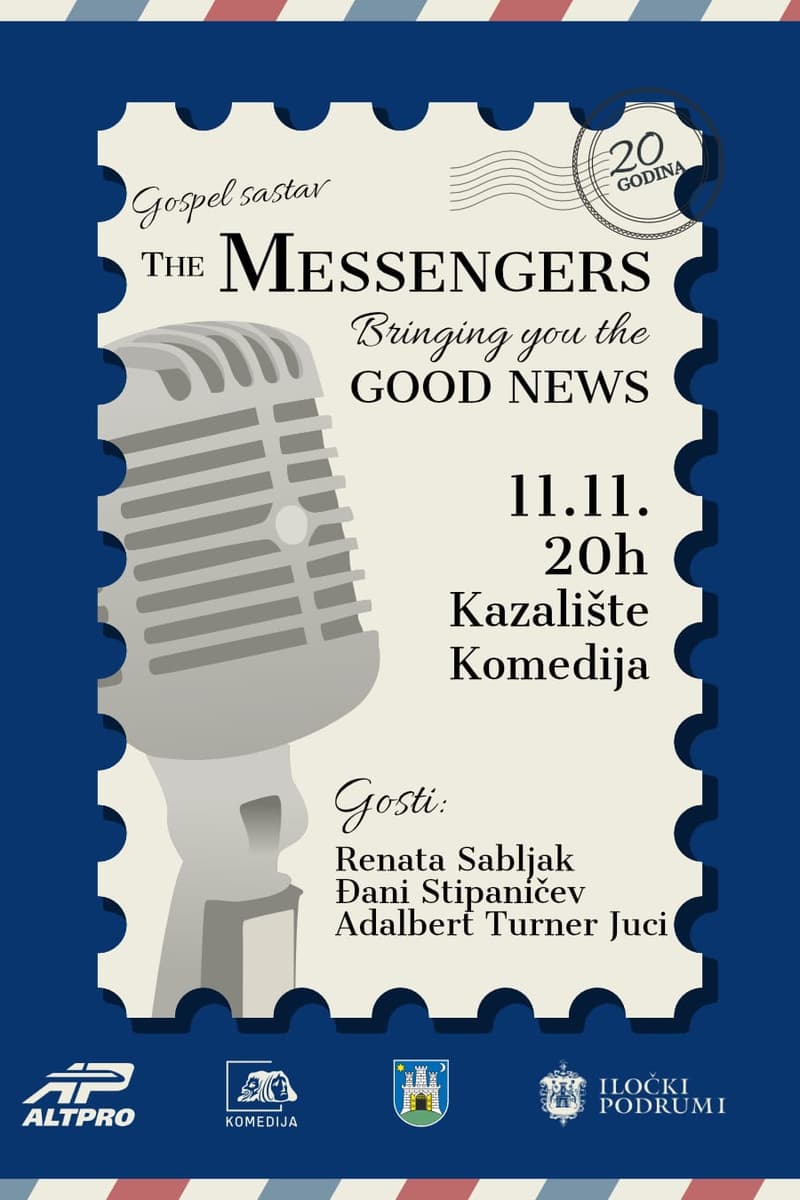 The Messengers, Renata Sabljak, Đani Stipaničev, Adalbert Turner Juci - at Kazalište Komedija - Zagreb - Nov 11, 2023