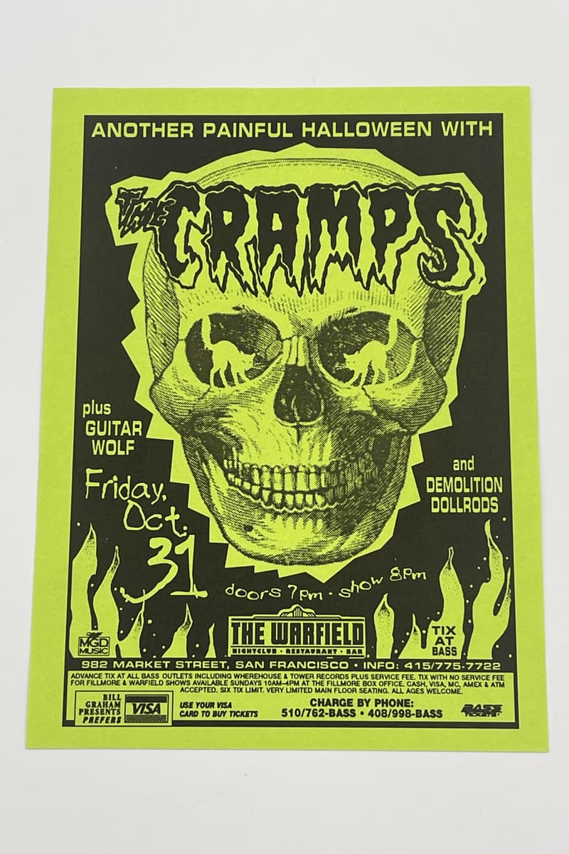 The Cramps, Demolition Dollrods, Guitar Wolf - at The Warfield - San Francisco, CA - Oct 31, 1997