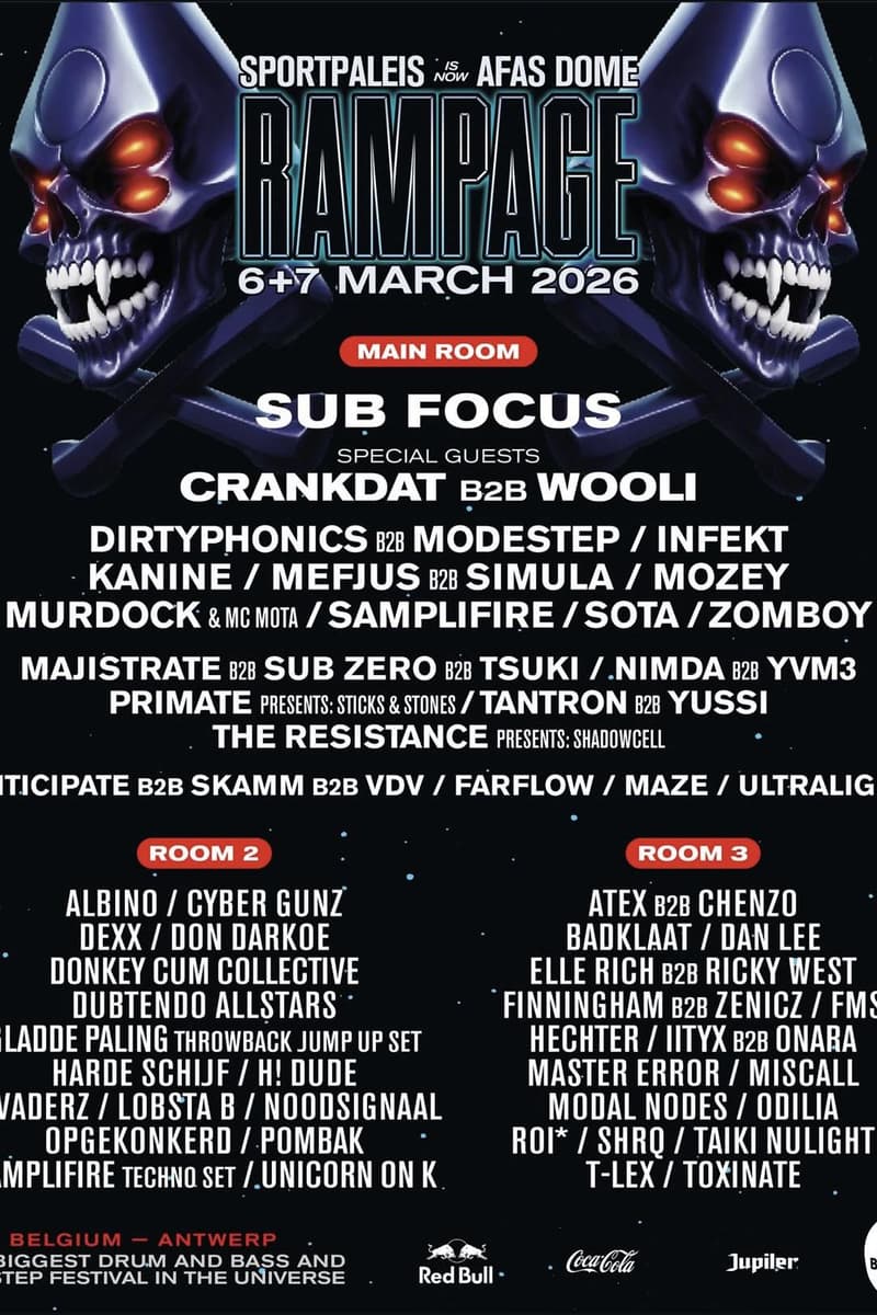 Nimda, T-Lex, Samplifire, Finningham, SHRQ - Antwerp - Mar 6, 2026
