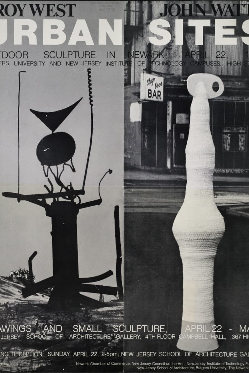 John Watts, Troy West - at New Jersey School of Architecture Gallery, Campbell Hall - Newark, NJ - Apr 22, 1979