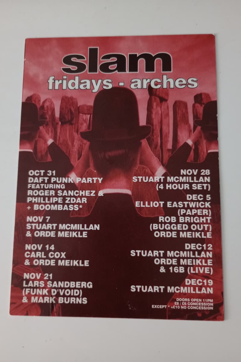 Stuart McMillan, Carl Cox, Phillipe Zdar, Rob Bright, Roger Sanchez - at The Arches - Glasgow