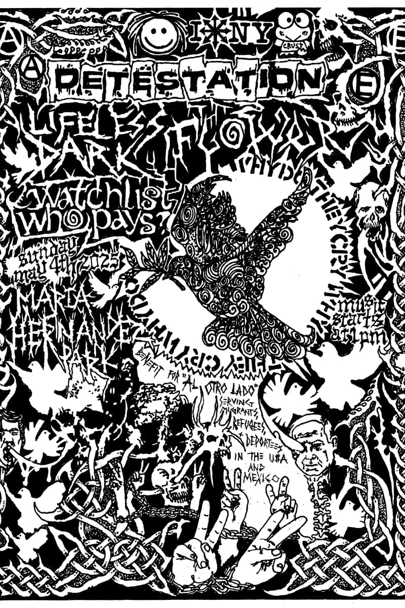 Who Pays?, Lifes Halt, The Crow, Darkthrone, Watchlist - at Maria Hernandez Park - New York, NY - May 14, 2023