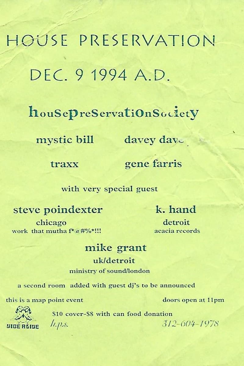 Davey Dave, Gene Farris, TRAXX, Steve Poindexter, K. Hand - Chicago, IL - Dec 9, 1994