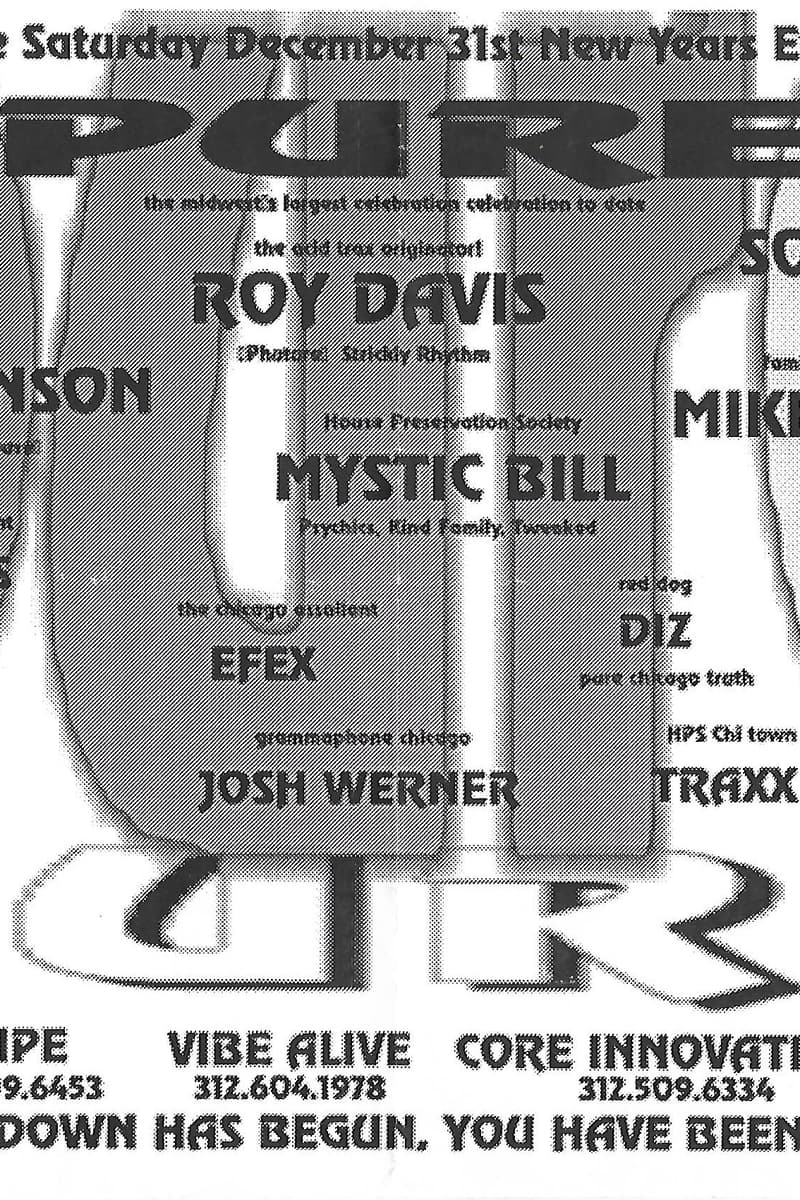 Phantom 45, Davey Dave, Gene Farris, TRAXX, Snuggles - at Pure - Chicago, IL - Dec 31, 1994