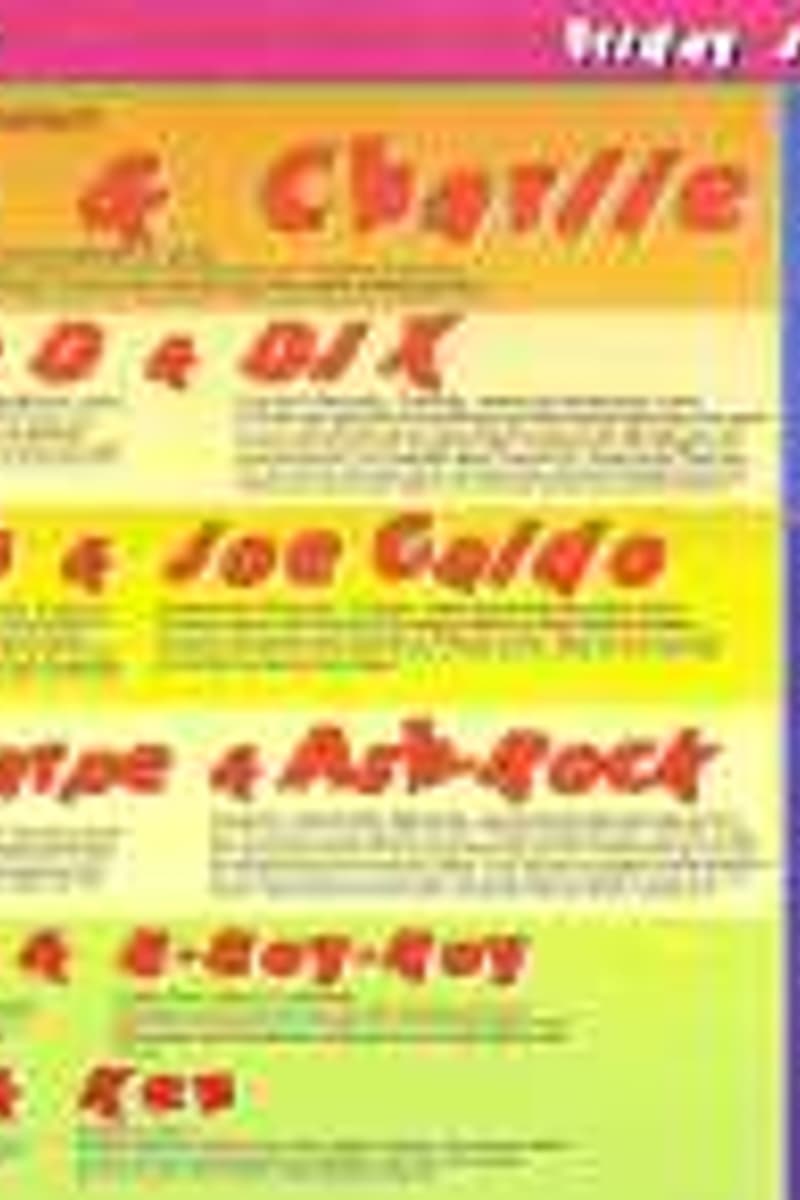 Marco & Kev, Mike & Charlie, Debbie G & DJ K, Mike Sharpe & Ash-Rock, 4-Fresh & Joe Galdo - at Playground 1 - Jun 2, 2000