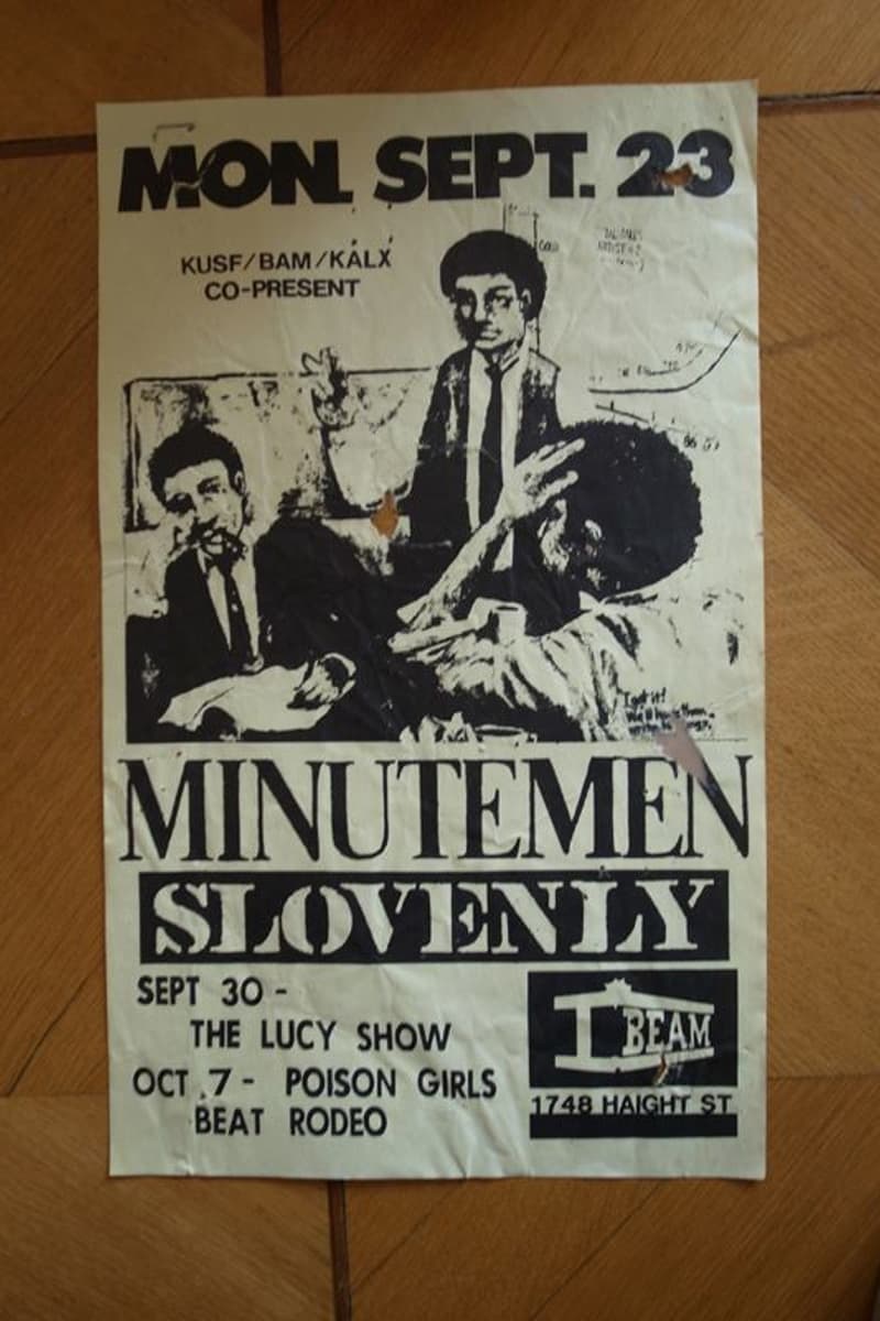 Slovenly, The Lucy Show, Minutemen, Beat Rodeo, Poison Girls - at I Beam - San Francisco, CA - Sep 23, 1985