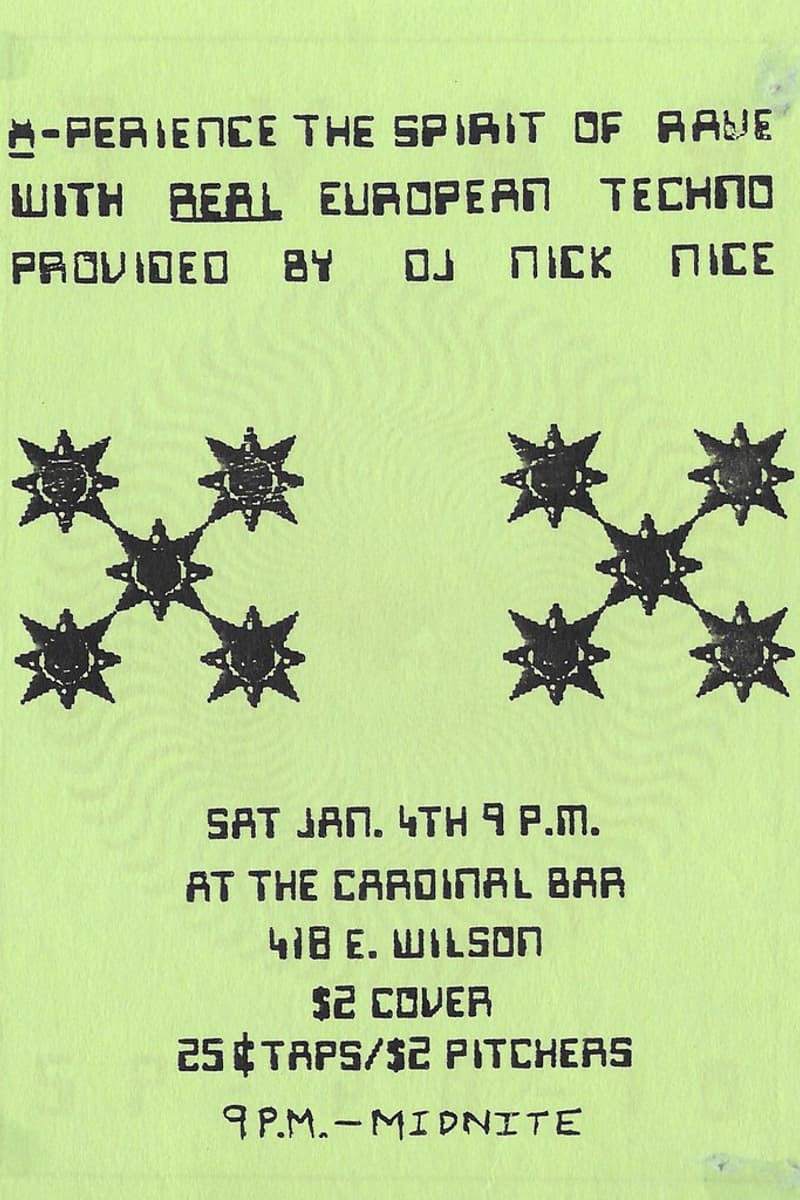 DJ Nick Nice - at The Cardinal Bar - Madison, WI
